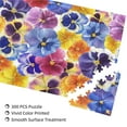 thumbnail image 3 of Kll The Garden Tricolor Pansy Flower - 300 Piece Jigsaw Puzzle For Adult And Teenagers Family Educational Game Toys 300pcs, 3 of 9