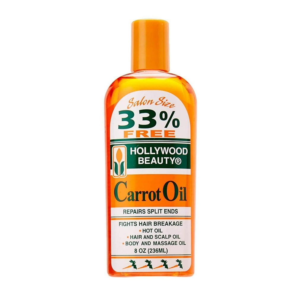 Hollywood Beauty Carrot Oil Scalp Treatment 8 Oz Walmart
