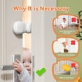 thumbnail image 2 of 4 PCS Baby Safety Automatic Door Stopper, Automatic Door Finger Guards for Kids, Automatic Anti-Pinch Door Stopper, No Drilling& Tools, Easy to Install and Use, 2 of 7