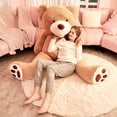 thumbnail image 2 of Peluche gigante IKASA con forma de oso de peluche, 198 cm, color marrón, 2 of 7