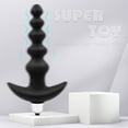 thumbnail image 3 of Anal Butt Plug 10 Frecuencia Anal Plug Vibrador Masajeador Consolador Vibrador Anal Beads Butt Vibradores para Parejas Adultos Juguetes Sexuales Impermeable Estimulador del Punto G Masajeador de Próst, 3 of 9
