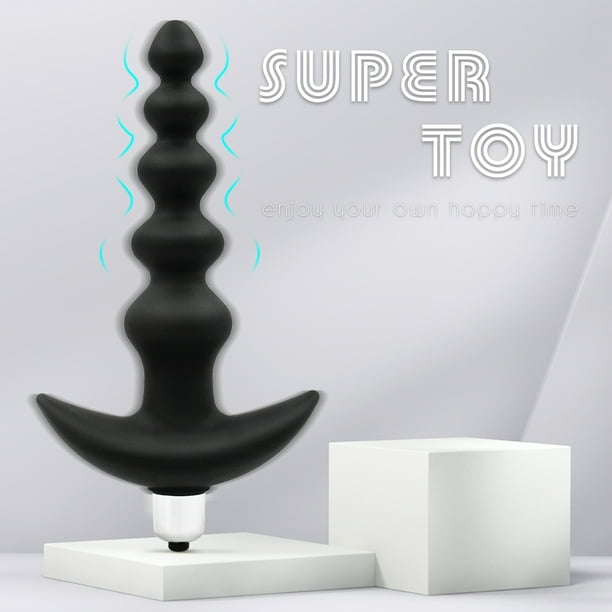 Anal Butt Plug 10 Frecuencia Anal Plug Vibrador Masajeador Consolador  Vibrador Anal Beads Butt Vibradores para Parejas Adultos Juguetes Sexuales  Impermeable Estimulador del Punto G Masajeador de Próst