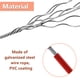 thumbnail image 4 of Muyoka Cable de amarre para perros de 3 m / 5 m Correa de plomo de metal para cachorros con revestimiento de PVC Cable de carrera aérea para perros de servicio pesado con clip giratorio para jardín Pa Muyoka Hogar, 4 of 7