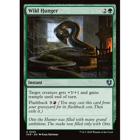 MtG Innistrad Remastered Uncommon Wild Hunger #225