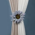 thumbnail image 3 of Visland 2PCS Artificial Sunflower Curtain Tieback Magnetic Curtain Tiebacks Flower Curtain Holder Curtain Holdbacks for Home Office Decoration, 3 of 7