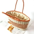 thumbnail image 3 of Kukuzhu Women's Straw Tote Bag Woven Straw Shoulder Bag Hollow Straw Rattan Woven Handbag Summer Beach Bag, 3 of 7