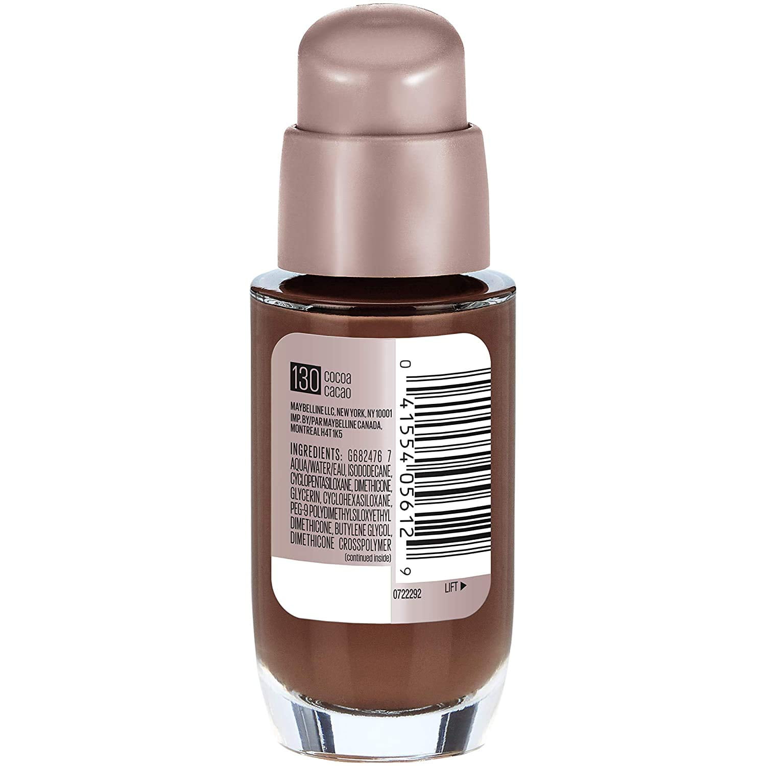 Maybelline New York Dream Liquid Foundation, 1 fl. oz. - Pack of 2 (Cocoa)