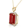 thumbnail image 2 of Galaxy Gold 14K Solid Gold 8.00 Carat Natural Diamond Pendant Necklace for Women - Yellow Gold Fine Jewelry, 2 of 3