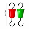 4 Packs Hummingbird Feeder Guard Moat Flower Heater Panel Wind Chime