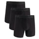 thumbnail image 1 of UNDER ARMOUR Calzoncillos de hombre, pack de 3 - Boxer Performance Tech Mesh sólido 6 in, elástico, color liso Negro M (Medium), 1 of 3