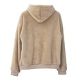thumbnail image 3 of Men Solid Color Hoodie Winter Men Hoodie Double-sided Velvet with Big Front Pocket Loose Long Sleeves Thermal Top with Elastic Cuffs Hoodie Warm Men, 3 of 7