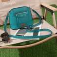 thumbnail image 4 of Wrangler Small Crossbody Bags for Women Shoulder Cute Purses and Handbags with Adjustable Strap, Turquoise, 4 of 9