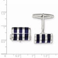 thumbnail image 2 of 925 Sterling Silver Lapis Cuff Links, 2 of 2