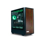 ViprTech Overlord Wood Gaming PC - AMD Ryzen 7 (4.4Ghz), RX 9060 16GB, 16GB DDR6, 1T SSD, Black Walnut