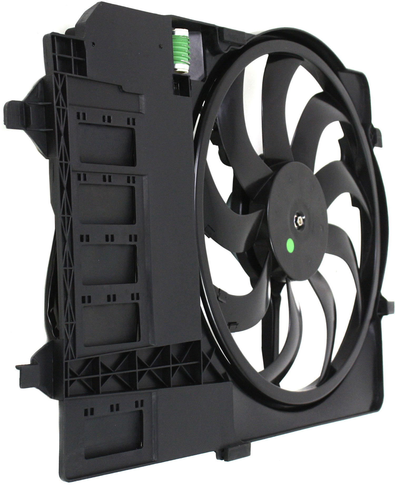 Replacement M160957 Cooling Fan Assembly Compatible with 2003-2008 Mini Cooper Radiator