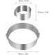 thumbnail image 4 of Cake Ring 6 to 12 Inch Adjustable Round Stainless Steel Cake Mousse Mould Ring Bakeware Tools Cake Decorating Mold Baking Ring, 4 of 5