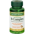 thumbnail image 2 of 2 Pack Nature's Bounty B-Complex with Folic Acid plus Vitamin C Tablets 125 Each, 2 of 8