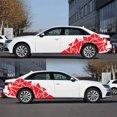 thumbnail image 5 of Red Universal Glossy Black Freestanding Triangle Graphic Sticker Decal for Car Side Body, 5 of 5