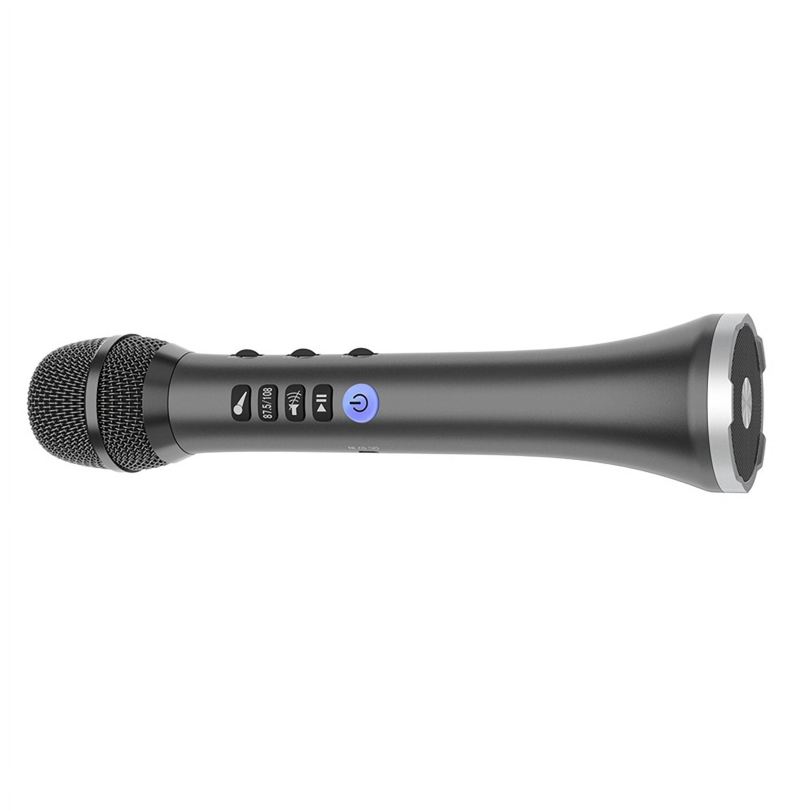 L-698DSP 20W Bluetooth Microphone with Wireless Speaker for Enhanced Sound Quality Black