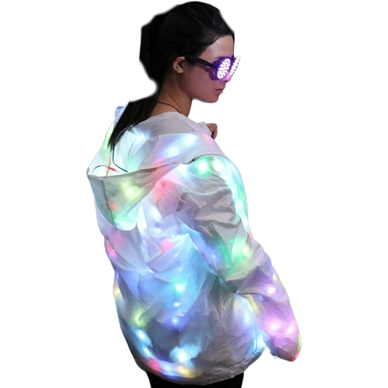 LED light up Jacket - Glow Party Jacket - Glow In The Dark Store