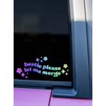 thumbnail image 2 of Bestie please let me merge car vinyl decal, Bestie please let me merge sticker, Funny vinyl decal for car, 2 of 3