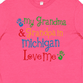 thumbnail image 4 of Inktastic Michigan Grandma Loves Me Youth T-Shirt, 4 of 5
