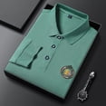 thumbnail image 6 of Men's Autumn Polo Embroidered Crown Long Sleeve T-shirt, 6 of 11
