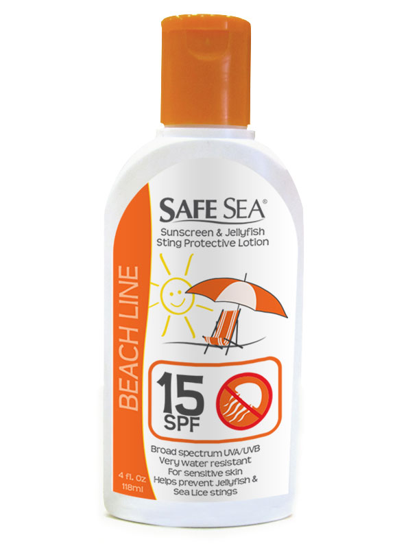 Safe Sea AntiJellyfish Sting Lotion 15 SPF