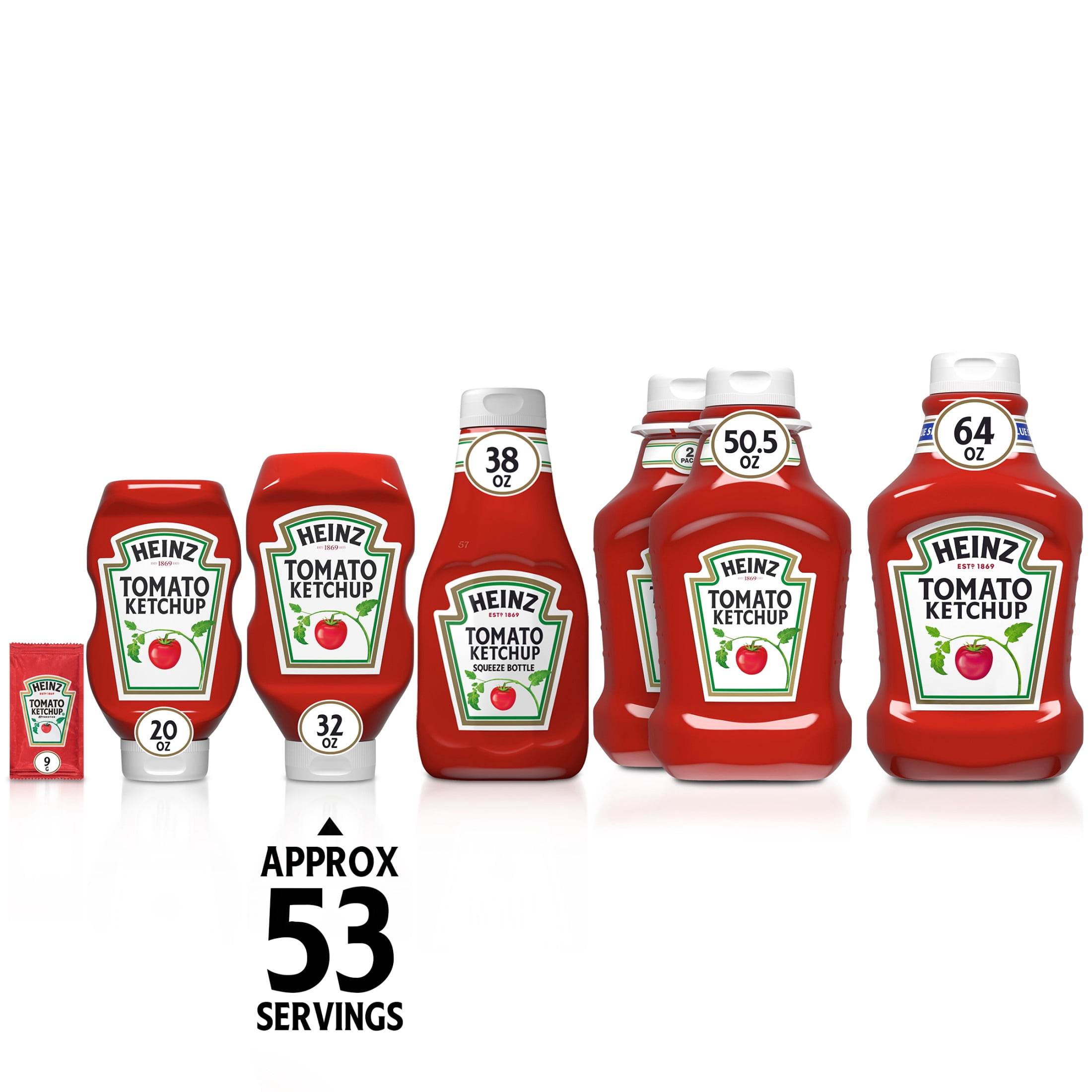 Heinz Tomato Ketchup Inverted Squeeze Bottle, 1 Bottle, for Easy Sharing and Easy Serving, 32 oz