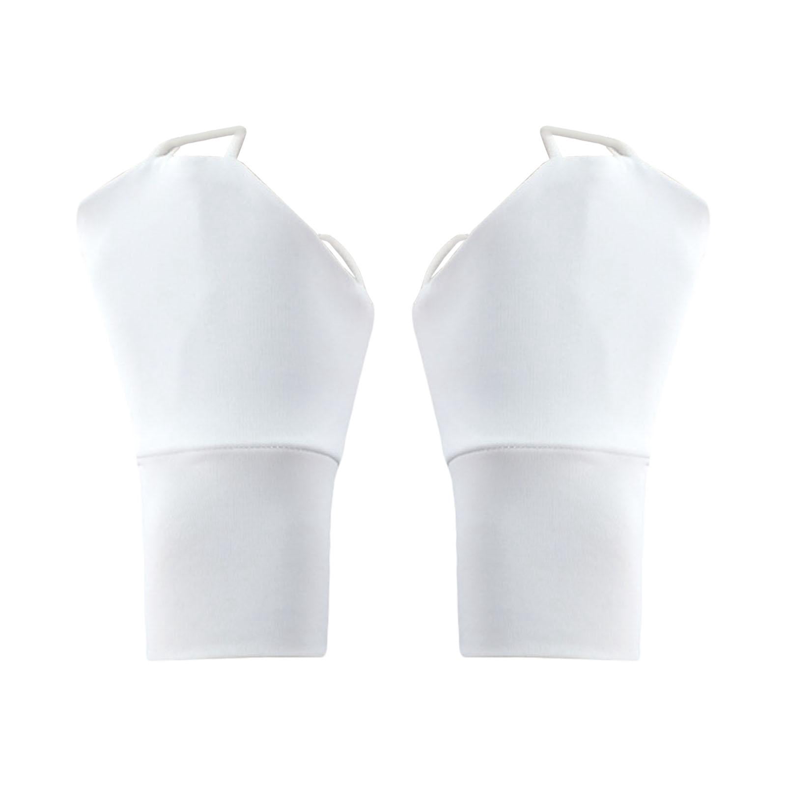 1 Pair Driving Gloves Hand Protection Palmless Gloves Stretchable Cooling Material for Summer Golf Running Travel
