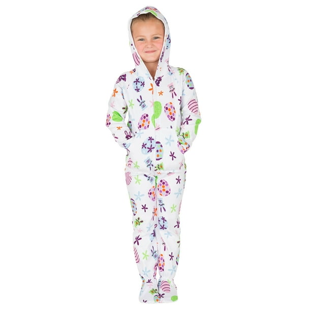 Footed Pajamas Footed Pajamas Easter Eggs Toddler Hoodie Cotton