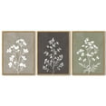thumbnail image 5 of Flower Framed Wall Art 11x14in3pcs Natural Framed Vintage Floral Minimalist Wall Hanging Decor Farmhouse Colorful Botanical Prints Artwork for Office, 5 of 6