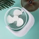 thumbnail image 2 of Mini ventilador de escritorio, ventilador eléctrico portátil para dormitorio, oficina, silencioso, 2 of 8