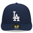 thumbnail image 2 of Men's New Era Navy Los Angeles Dodgers Oceanside Low Profile 59FIFTY Fitted Hat, 2 of 5