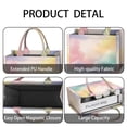 thumbnail image 4 of Large Capacity Tote Bag,Dreamy Pastel Sky Handbag Fashion Luxury Tote Bag,15.7"x13"x 5.1" Inches,Laptop Compatible, 4 of 6