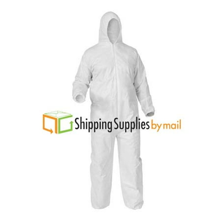 Microporous Disposable Coverall with Hood & Boots 150 Pcs by Shield-Safety