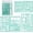 Green, variant on - House Plan, Interior Design and Furniture Templates, Drafting Tools and Ruler Shapes for Architecture - Set of 3