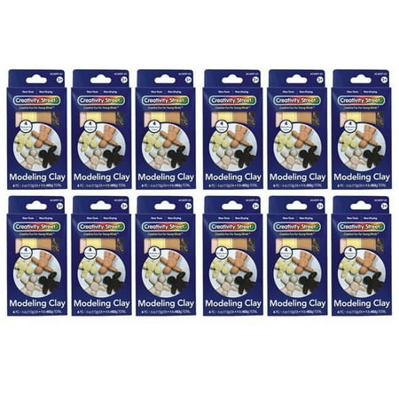 UPC: 0194629109975 | Creativity Street Modeling Clay 4 Multi-Cultural Assortment 1 lb/4 Sticks Per Pack 12 Packs