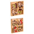 thumbnail image 1 of Decoraciones para colgar árboles,adornos para árboles de navidad adornos colgantes,Decoración de fiesta de Navidad Suministros para manualidades colgantes,Adornos colgantes de madera hechos, 1 of 9