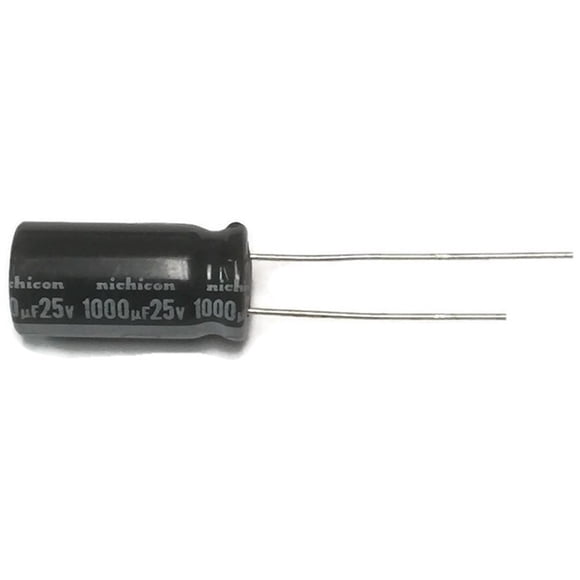 Condensateurs Électrolytiques en Aluminium - 25 Volts avec Fil 1000uF 10x20 20 % 5LS (1 Pce)