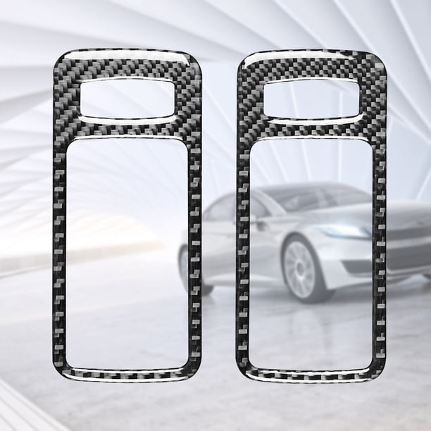 Adhesivo Decorativo De Fibra De Carbono Etiqueta engomada del coche a prueba de herrumbre etiqueta engomada del estilo del coche para Ford Mustang 05-13 (manija de la puerta)