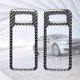 thumbnail image 1 of Adhesivo Decorativo De Fibra De Carbono Etiqueta engomada del coche a prueba de herrumbre etiqueta engomada del estilo del coche para Ford Mustang 05-13 (manija de la puerta), 1 of 6
