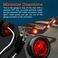thumbnail image 2 of 10pc 3/4" Round DOT P2PC Red LED Bullet Clearance Marker Lights for Trailer, 2 of 8