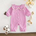 thumbnail image 2 of Gubotare Toddler Girls Rompers Jumpsuit Toddler Baby Girl Sleeveless Halter Romper Pants Overall One Piece Clothes 0 3 6 9 12 18 24 Months (Pink,3-6 Months), 2 of 7