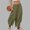 A253 Army Green, variant on Baggy Harem Pants for Women Elastic Waist Lantern Trousers Casual Flowy Wide Leg Lounge Bottoms Summer Beachwear