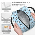 thumbnail image 5 of Vsdgher Insulated Lunch Bag Simple Bento Cooler Bag Lunch Tote Bag , Suitable for picnics, school, work (Husky Head Print ), 5 of 5