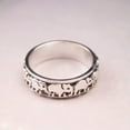 thumbnail image 4 of K-KED Real 925 Sterling Silver Ring For Men Vintage Silver Ring Size 8-12 Elephant-8, 4 of 6