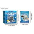 thumbnail image 3 of Dishwasher Cleaning Tablets | Multi-Effect Solid Cleaner | Deep Clean Grease Remover | Descaling Kitchen Appliance Tabs | Odor Removal | 12 Tablets | Easy Use | For Dishwashers, 3 of 9