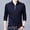 Navy, variant on Mens Polo Shirts Long Sleeve Quarter Zipper Tee Shirt Slim Fit Blue T Shirt Men