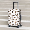 thumbnail image 5 of Uemuo German Shepherd Dog Printed Washable Luggage Cover - Fashion Suitcase Protector Fits 18-32 Inch Luggage -X-Large, 5 of 9